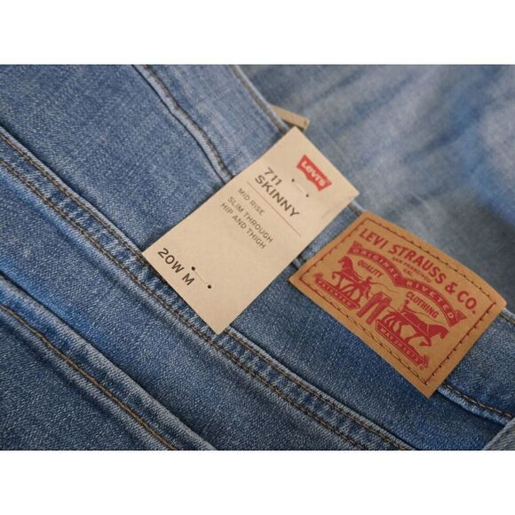 Levi's Women's 711 Skinny Women's Jeans 20W - Picture 8 of 9